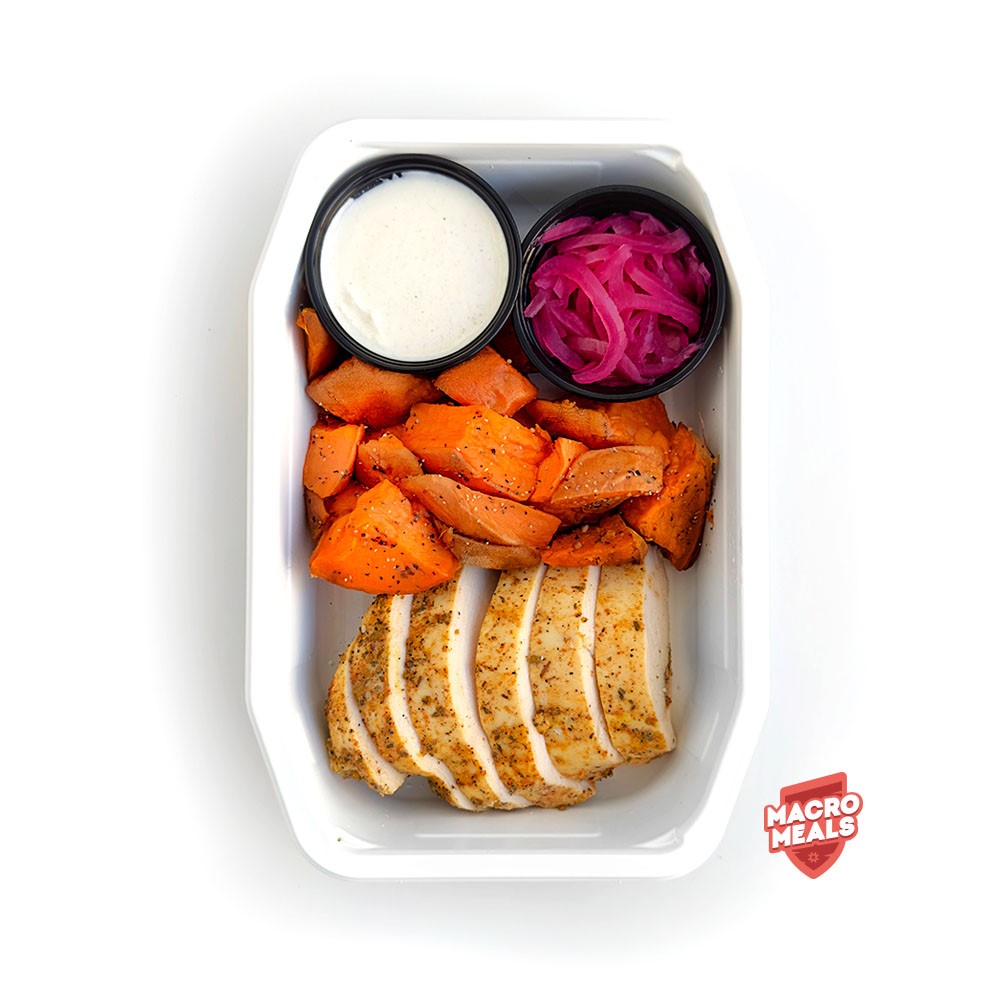 Chicken Kebab Pickled Onions Macro Meals